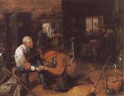 BROUWER, Adriaen The Operation oil painting artist